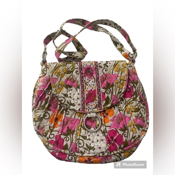 Vera Bradley saddle up floral crossbody. EUC - Picture 1 of 5